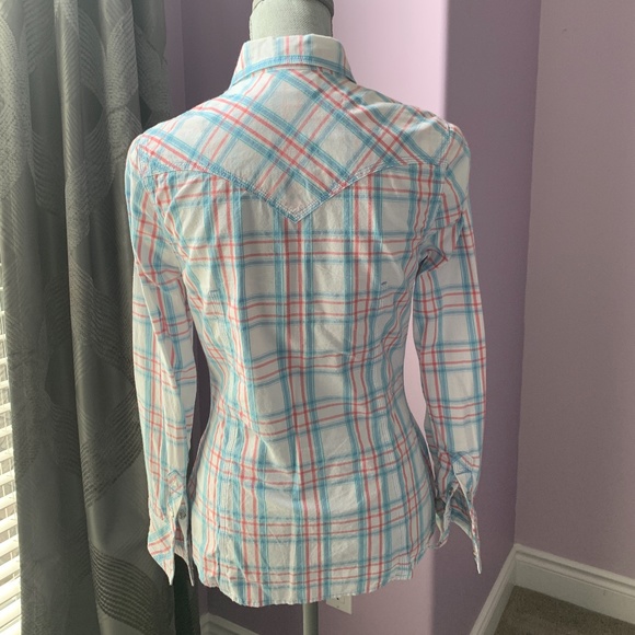 True Religion Western Fitted Plaid Shirt - Picture 5 of 9